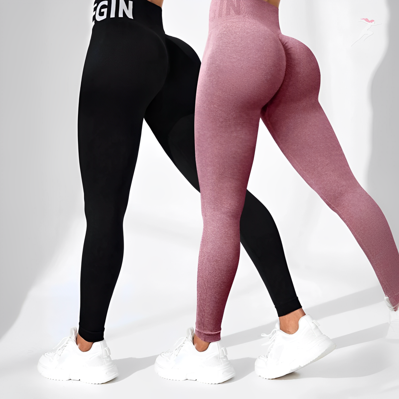 Bella Body, Kit 2 Calças Leggings Femininas Begin Pro, kit de calças, conjunto de roupas, roupas de academia em promoção, kit de roupas fitness, kit de calças de academia, Calça legging esportiva, calça de academia, calça de treinar, calça levanta bumbum, calça de alta elasticidade, calça confortável, calça legging colada, calça legging em alta, calça legging, bellabody, bellabody.com.br