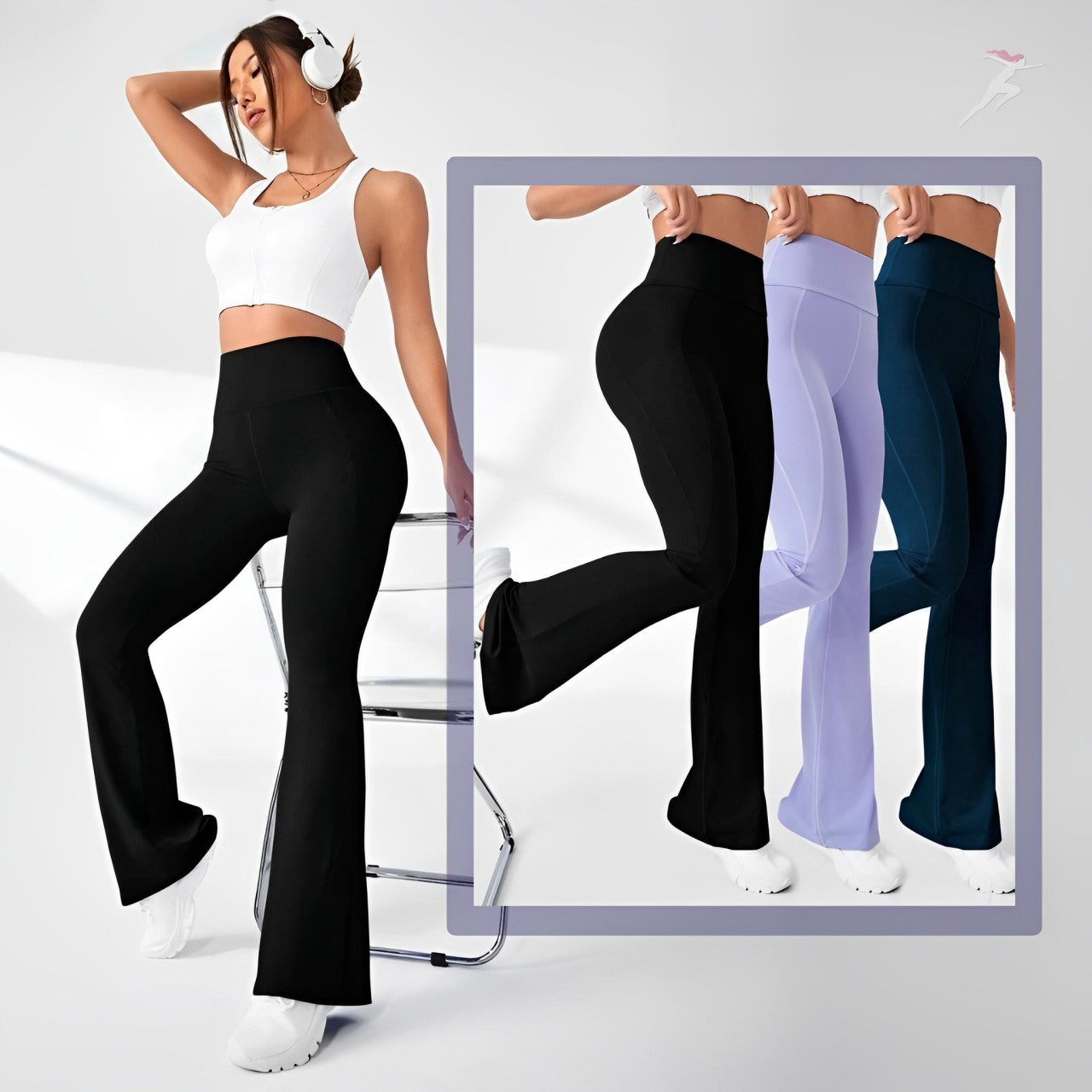 Bella Body, Kit 3 Calças Esportivas Boca De Sino Less, kit de calças, conjunto de roupas, roupas de academia em promoção, kit de roupas fitness, kit de calças de academia, Calça legging esportiva, calça de academia, calça de treinar, calça levanta bumbum, calça de alta elasticidade, calça confortável, calça legging colada, calça legging em alta, calça legging, bellabody, bellabody.com.br