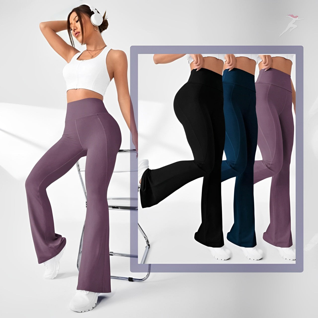 Bella Body, Kit 3 Calças Esportivas Boca De Sino Less, kit de calças, conjunto de roupas, roupas de academia em promoção, kit de roupas fitness, kit de calças de academia, Calça legging esportiva, calça de academia, calça de treinar, calça levanta bumbum, calça de alta elasticidade, calça confortável, calça legging colada, calça legging em alta, calça legging, bellabody, bellabody.com.br