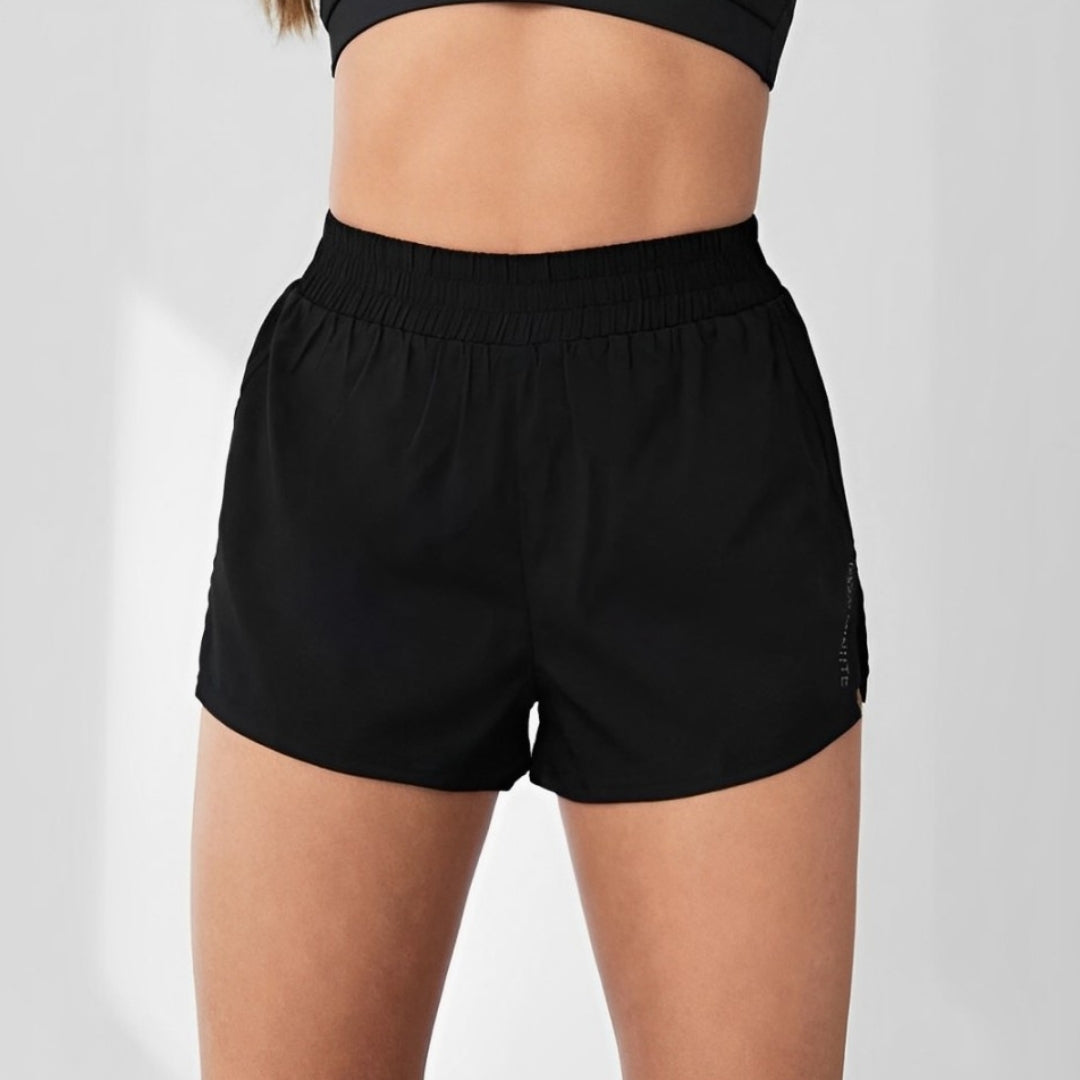Short Feminino Fitness de Corrida Esportivo Sharp, Short esportivo, Short de academia, Short de treinar, Short levanta bumbum, Short de alta elasticidade, Short confortável, Short colado, Short em cintura alta, Short de corrida, short com forro, short forrado, short feminino com aquecedor, short para baixar o pace, short de correr