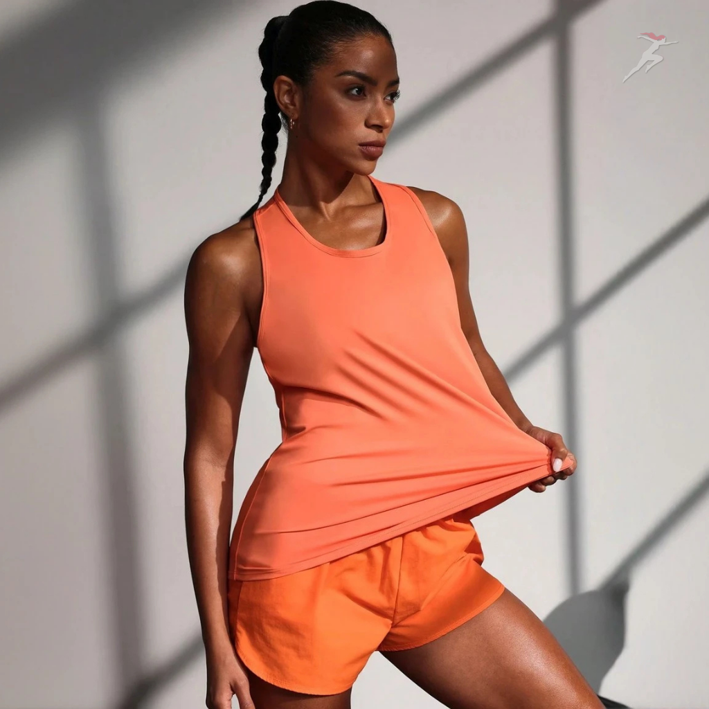 Regata Feminina Esportiva Untoppable, regata fitness, BellaBody, Bella Body, regata esportiva, regata confort, regata de treino, camiseta regata feminina para academia, regata de tecido confortável, regata costas nuas, regata em promoção. bellabody.com.br