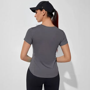 Camiseta Feminina Esportiva Respirável Side Hero, camiseta dry fit, camiseta esportiva, camiseta de corrida, camiseta de treinar, camiseta respirável, camiseta confortável, camiseta de treino