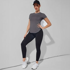 Camiseta Feminina Esportiva Respirável Side Hero, camiseta dry fit, camiseta esportiva, camiseta de corrida, camiseta de treinar, camiseta respirável, camiseta confortável, camiseta de treino