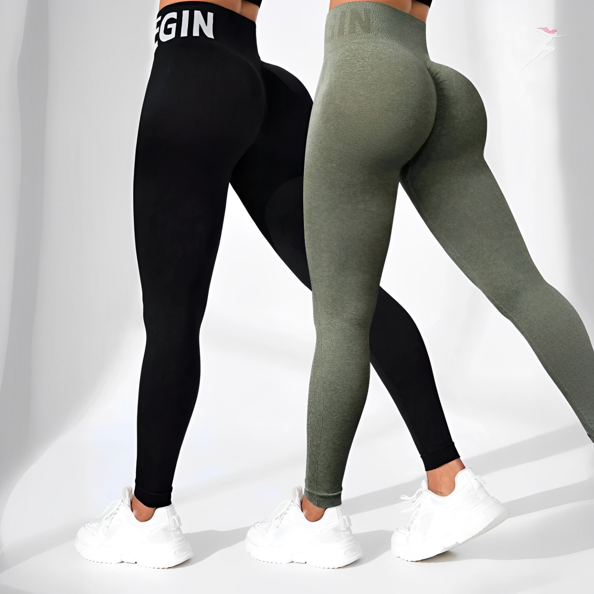 Bella Body, Kit 2 Calças Leggings Femininas Begin Pro, kit de calças, conjunto de roupas, roupas de academia em promoção, kit de roupas fitness, kit de calças de academia, Calça legging esportiva, calça de academia, calça de treinar, calça levanta bumbum, calça de alta elasticidade, calça confortável, calça legging colada, calça legging em alta, calça legging, bellabody, bellabody.com.br