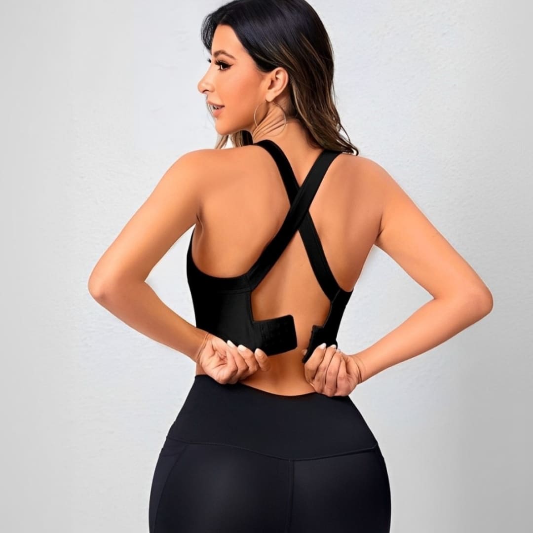 Top Feminino Fitness Holy Pro Sport, top feminino, top de academia, top de treinar, top para corrida, top sem costura, top confortável, top de alta elasticidade, top para mulheres