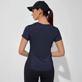 Camiseta Feminina Esportiva Respirável Side Hero, camiseta dry fit, camiseta esportiva, camiseta de corrida, camiseta de treinar, camiseta respirável, camiseta confortável, camiseta de treino
