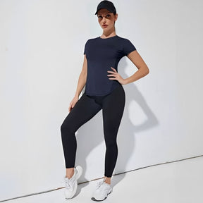 Camiseta Feminina Esportiva Respirável Side Hero, camiseta dry fit, camiseta esportiva, camiseta de corrida, camiseta de treinar, camiseta respirável, camiseta confortável, camiseta de treino