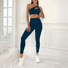 Conjunto Esportivo One Shoulder-Style Bulge