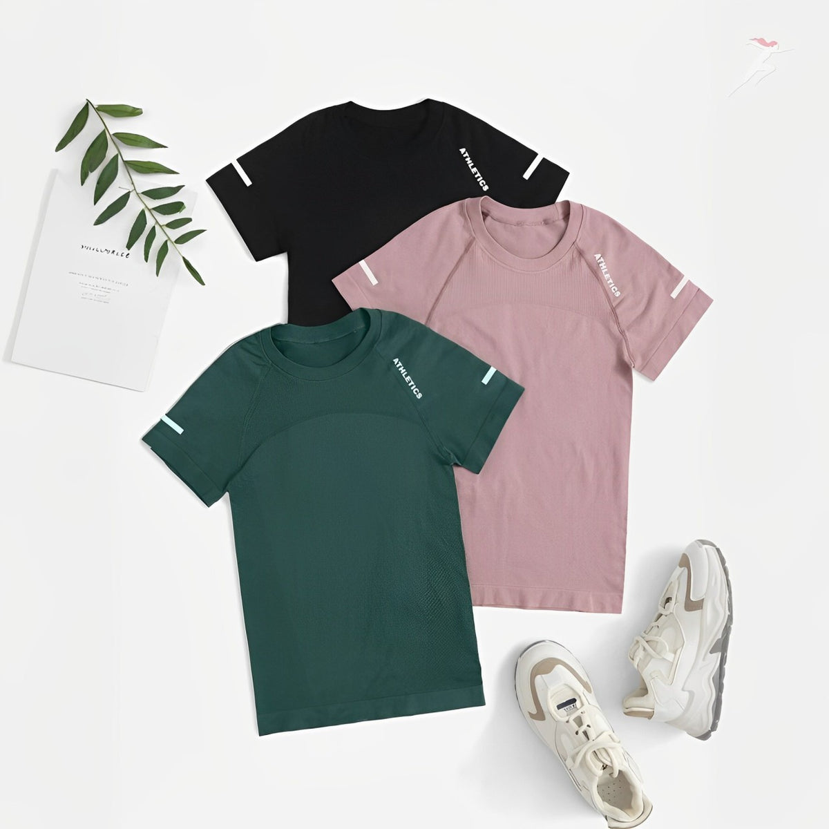 Bella Body, Kit 3 Camisetas Esportivas Femininas Athletics, camiseta dry fit, camiseta esportiva, camiseta de corrida, camiseta de treinar, camiseta, camiseta confortável, camiseta de treino, kit de camisetas feminina, kite de roupas esportivas, conjunto de camisetas, kit de camisetas em promoção, bellabody, bellabody.com.br