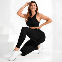 Conjunto Esportivo Alto Alongamento E Costas Nadador Swim