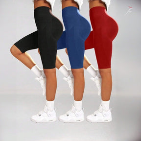 Bella Body, Kit 3 Bermudas Femininas Esportivas Leaf Pro, kit de shorts feminino, conjunto de shorts, Short esportivo, Short de academia, Short de treinar, Short levanta bumbum, Short de alta elasticidade, Short confortável, Short colado, Short em cintura alta, Short de corrida, short com forro, short forrado, short feminino com aquecedor, short para baixar o pace, short de correr, bellabody, bellabody.com.br