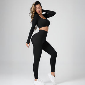 Conjunto Feminino Fitness Com Controle De Barriga Workout