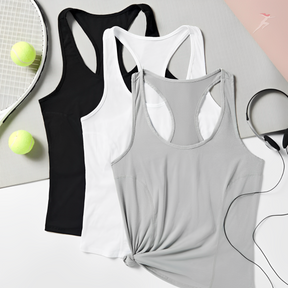 Bella Body, Kit 3 Regatas Esportivas Femininas X-Flow, regata estilo nadador feminina, kit de regatas feminina, kite de oupas esportivas, conjunto de regatas, kit de regatas em promoção, regata fitness, regata esportiva, regata confort, regata de treino, camiseta regata feminina para academia, regata de tecido confortável, regata com costas nuas, bellabody, bellabody.com.br
