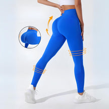 Calça Legging Sem Costura e Faixa Larga de Alongamento Model
