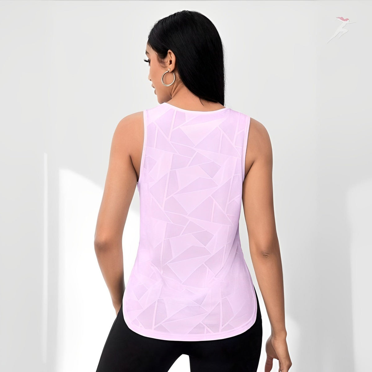Regata Esportiva Feminina Long Bots, regata fitness, BellaBody, Bella Body, regata esportiva, regata confort, regata de treino, camiseta regata feminina para academia, regata de tecido confortável, regata costas nuas, regata em promoção. bellabody.com.br