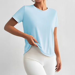 Camiseta Feminina Dry Fit Esportiva Lizzio Pro, camiseta dry fit, camiseta esportiva, camiseta de corrida, camiseta de treinar, camiseta, camiseta confortável, camiseta de treino