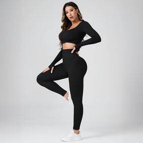Conjunto Feminino Fitness Black-Basic