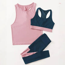 BellaBody, Conjunto Feminino Esportivo 3 peças Princess, conjunto feminino para academia, conjunto top e legging, roupa para treinar, conjunto de treino, conjunto esportivo confortável, legging + top, top feminino, top de treinar, top de academia, conjunto feminino para corrida, conjunto para corrida de rua, roupa para corrida, roupa para diminuir o pace, bellabody, bellabody.com.br