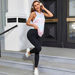 Regata Fitness Feminina Cavada No Days Off, regata fitness, regata esportiva, regata confort, regata de treino, camiseta regata feminina para academia, regata de tecido confortável, regata com costas nuas