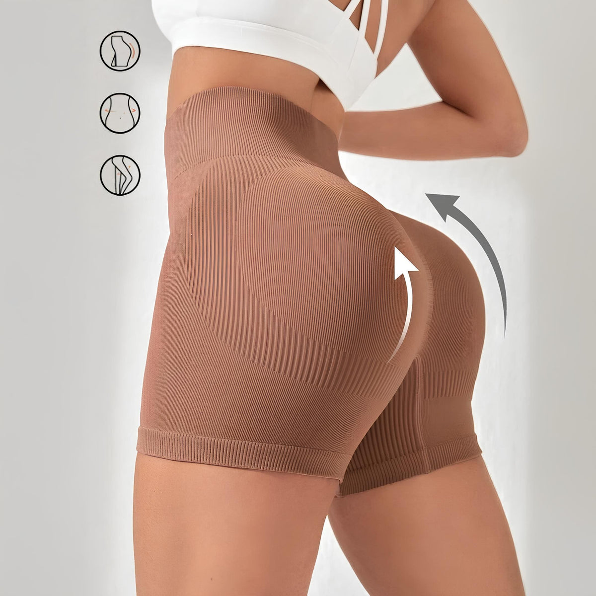 Short Fitness Feminino Sem Costura Wake