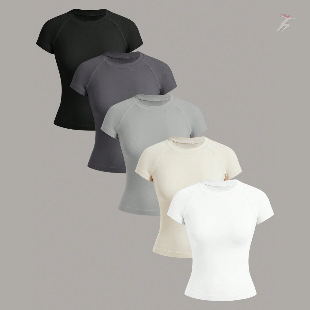 Bella Body,Kit 5 Camisetas Minimalistas Femininas Quantum, camiseta dry fit, camiseta esportiva, camiseta de corrida, camiseta de treino, camiseta, camiseta confortável, camiseta de treino, kit de camisetas feminina, kite de roupas esportivas, conjunto de camisetas, kit de camisetas em promoção, bellabody, bellabody.com.brBella Body,Kit 2 Camisetas Minimalistas Femininas Motion, camiseta dry fit, camiseta esportiva, camiseta de corrida, camiseta de treinar, camiseta, camiseta confortável, camiseta de treino