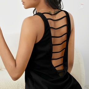Regata Feminina Costas Nuas Ivory, regata fitness, BellaBody, Bella Body, regata esportiva, regata confort, regata de treino, camiseta regata feminina para academia, regata de tecido confortável, regata costas nuas, regata em promoção. bellabody.com.br