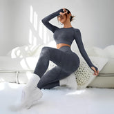 Conjunto Esportivo De Alta Elasticidade Furos Holes
